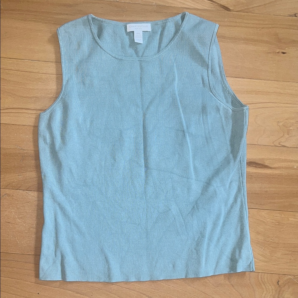Charter Club Sleeveless Sweater top petite small